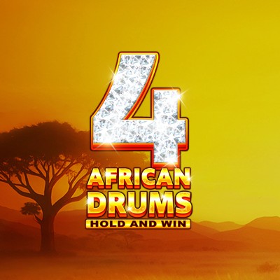 4 African Drums Hold and Win