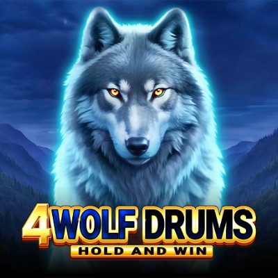 4 Wolf Drums Hold and Win